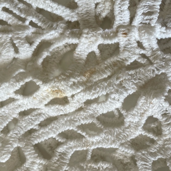 Chico's White Embroidered Open Cardigan Size 2 Large - Picture 10 of 11